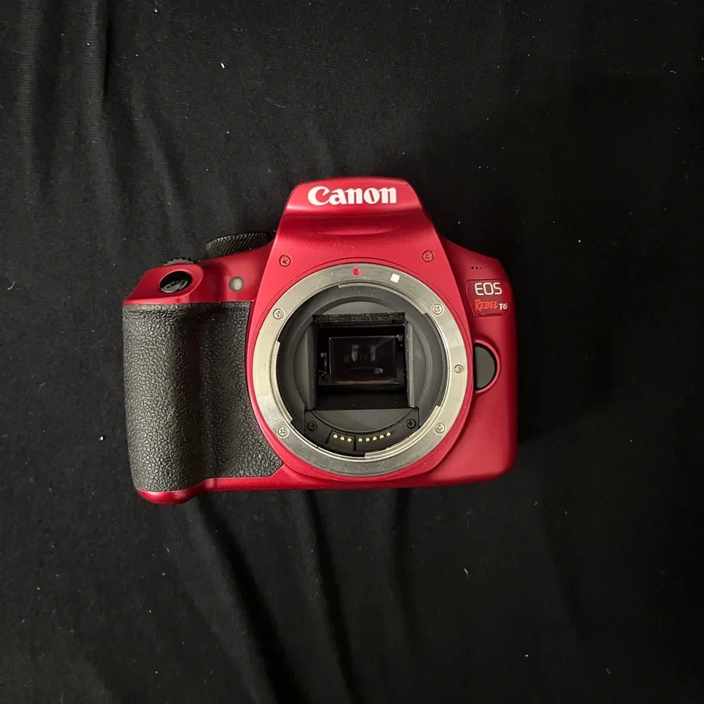 Canon Red DSLR Camera
